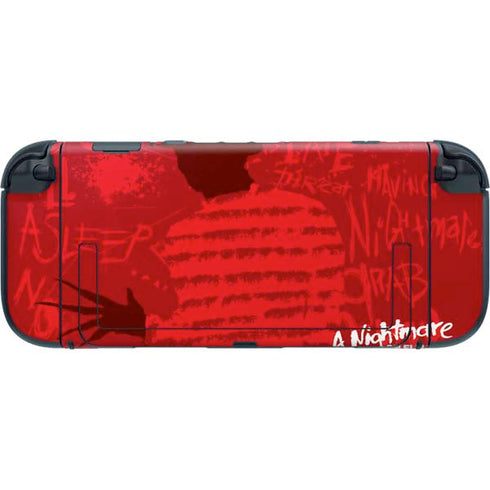 Nightmare on Elm Street Dont Fall Asleep Nintendo Switch 2 (2025) with Joy-Con Skin